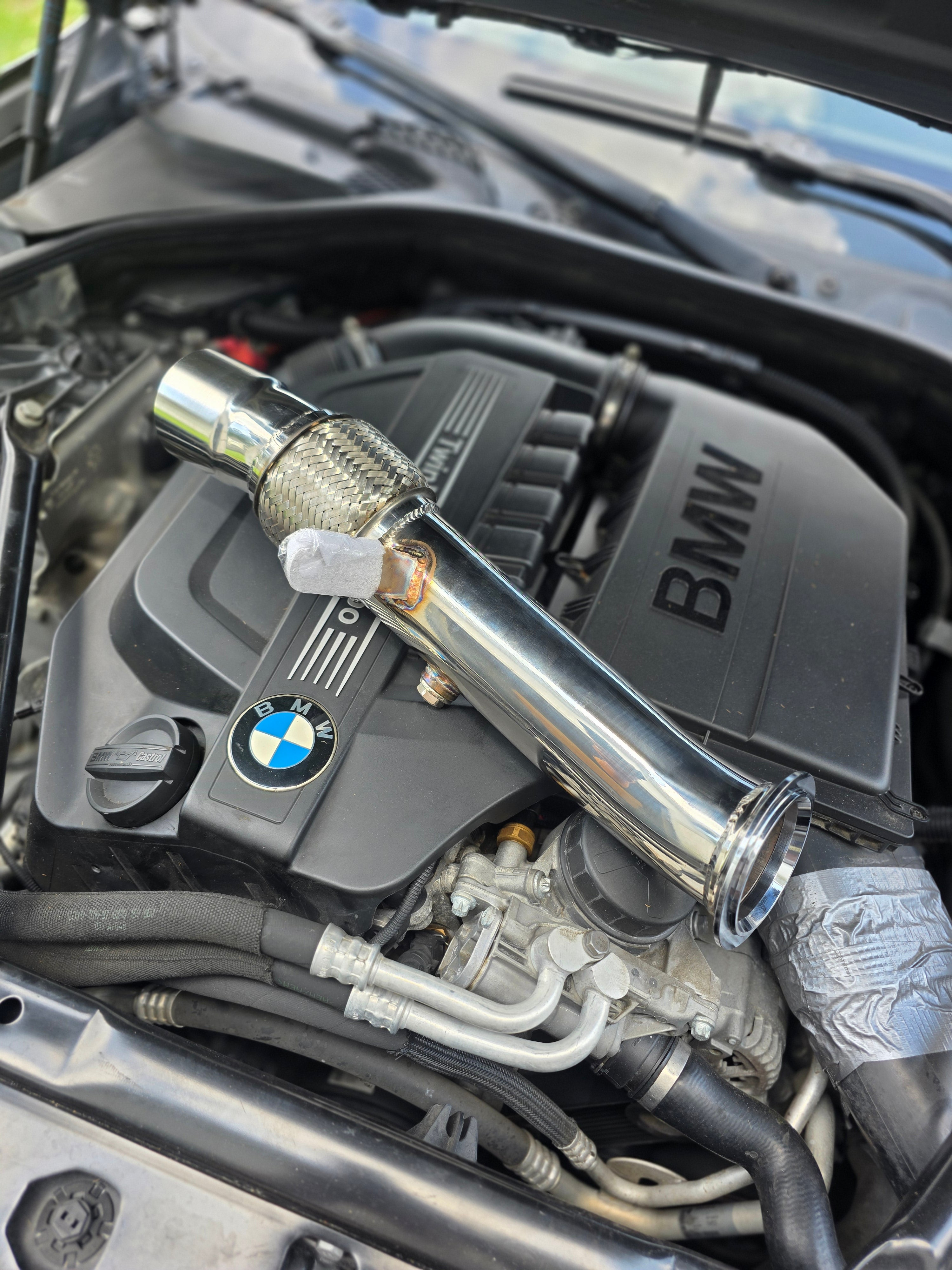 BMW F10/F11 535i N55 3.5" Race Downpipe