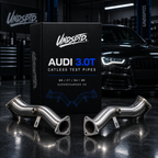 Undisputed Racing Audi 3.0T supercharged catless test pipes for B8, C7, D4 and 8R models